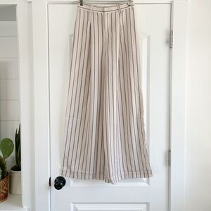 Jealous Tomato Wide Leg Cream Trouser - S